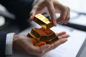 Gold and silver trading signals chart.